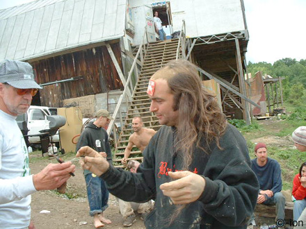 pulling hair